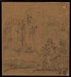 EUGÈNE DELACROIX (Saint-Maurice-en-Charenton 1798-1863 Paris) Study for a Religious Scene.